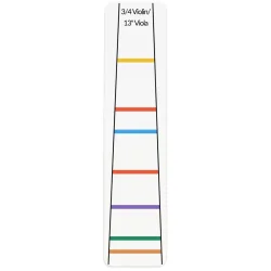 Shelter Vio-34K Farvekodet Violin Fingers�tning L�rings Klisterm�rker (til 3/4 violin)