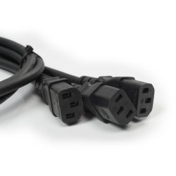 Algam Lighting SPLIT-IEC-3X Strm Kabel Split 3 IEC-stik (2,4 meter) 