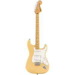 Squier by Fender Classic Vibe '70S Stratocaster Vintage White El Guitar