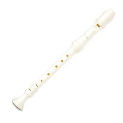 Suzuki SRG-430 Pluma Sopran Blokfljte m/tysk greb inkl. rensepind, smrelse &amp; pose 