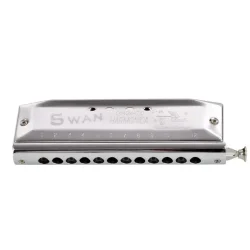 Swan SW1248 Kromatisk Mundharmonika    