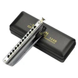 Swan SW1248 Kromatisk Mundharmonika    