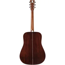 Tyma TD-28E Western Guitar inkl. kraftig transportkuffert, capo, plektre &amp; rem