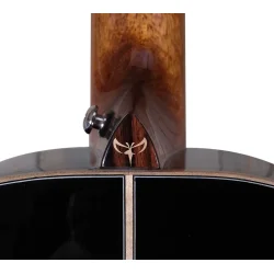 Tyma P18E BK Western Guitar inkl. kraftig transporttaske &amp; rem