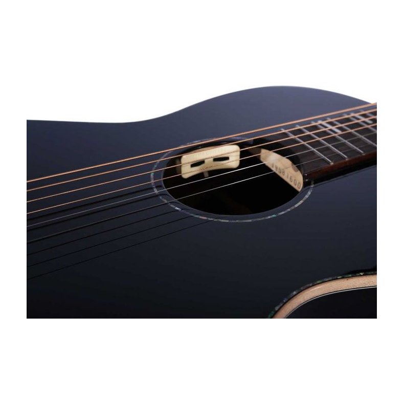 Tyma P18E BK western guitar black Western Guitar Med Pickup