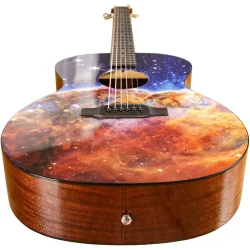 Tyma V-3E SE Stelliferous Era Grand Auditorium Western Guitar m/mikrofon inkl. luksus taske 