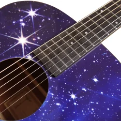 Tyma V-3E SE Stelliferous Era Grand Auditorium Western Guitar m/mikrofon inkl. luksus taske 