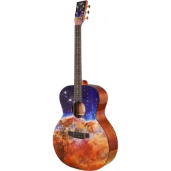 Tyma V-3E SE Stelliferous Era Grand Auditorium Western Guitar m/mikrofon inkl. luksus taske 