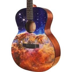 Tyma V-3E SE Stelliferous Era Grand Auditorium Western Guitar m/mikrofon inkl. luksus taske 