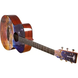 Tyma V-3E SE Stelliferous Era Grand Auditorium Western Guitar m/mikrofon inkl. luksus taske 