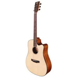 Tyma D-3CE NS Wester Guitar inkl. kraftig transporttaske &amp; rem