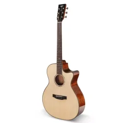 Tyma TG-10E Western Guitar inkl. kraftig transporttaske &amp; rem