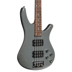 Beaton Vibrant DG 4-strenget Elektrisk Bas (Mrkegr) 