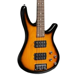 Beaton Vibrant SB 4-strenget Elektrisk Bas (Sunburst)