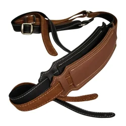 Franklin Strap V1-CG-N Vintage Series Handske L�der m/2,5" pude, ruskind+naturlig syninger Guitarrem