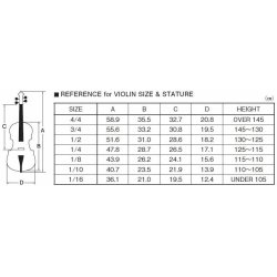 Suzuki NS20-OF Nagoya Outfit Begynder Violin str. 4/4 inkl. kuffert, bue &amp; tilbehr