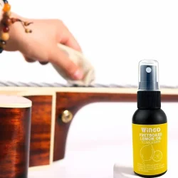 Wingo Carekit Komplet Guitar Reng�ringss�t (Fretboard Oil, Polish, String Cleaner &amp; Klude)