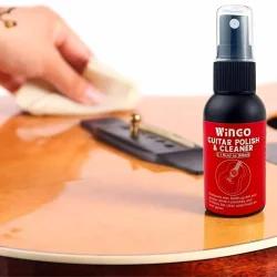 Wingo Carekit Komplet Guitar Reng�ringss�t (Fretboard Oil, Polish, String Cleaner &amp; Klude)