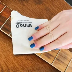 Wingo Carekit Komplet Guitar Reng�ringss�t (Fretboard Oil, Polish, String Cleaner &amp; Klude)