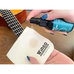 Wingo Carekit Komplet Guitar Reng�ringss�t (Fretboard Oil, Polish, String Cleaner &amp; Klude)