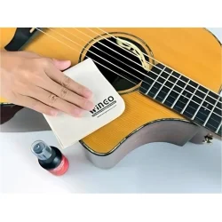 Wingo Carekit Komplet Guitar Reng�ringss�t (Fretboard Oil, Polish, String Cleaner &amp; Klude)